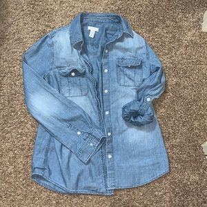 Denim blouse